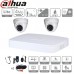 DAHUA Kit 2 caméras vidéosurveillance 4 mp dômes coaxial 